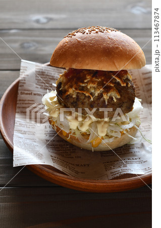 チーズバーガー 113467874