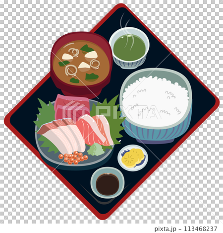 刺身定食セット 113468237