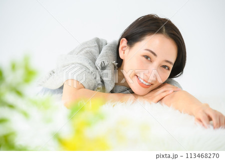 女性 カジュアル ビューティー 女性 カジュアル ビューティー 113468270