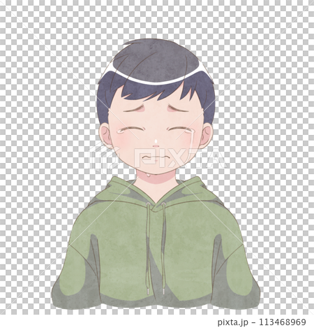 哭泣的男孩 113468969