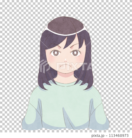 一個生氣的女孩 113468973