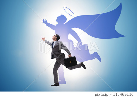 Businessman in the alter ego concept Businessman in the alter ego concept 113469116