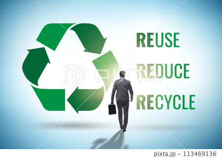 Recycling logo with ecology concept Recycling logo with ecology concept 113469136