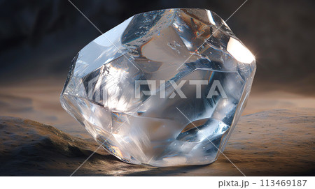 巨大なダイヤモンドの原石 113469187
