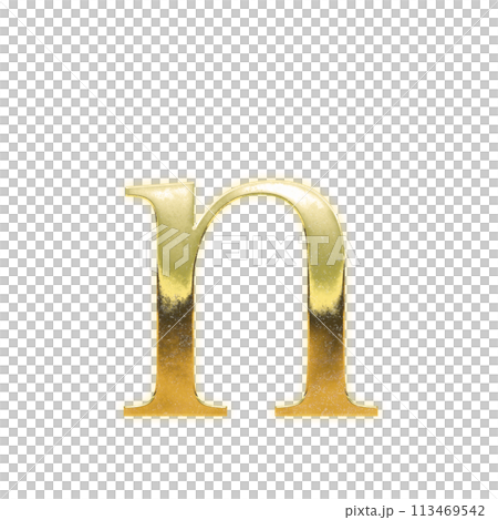 Golden serif lowercase alphabet "n" Golden serif lowercase alphabet "n" 113469542