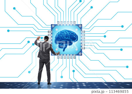 Concept of AI - artificial intelligence in action 113469855