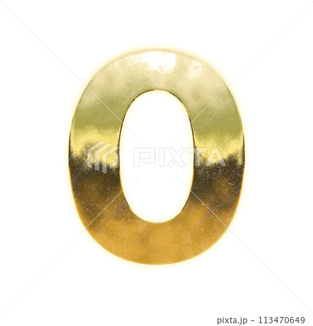 黄金の数字「0」 113470649