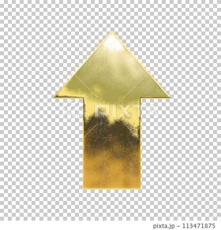 金色向上箭頭 金色向上箭頭 113471875