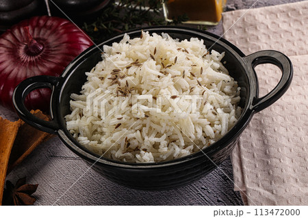 Indian cuisine jeera basmati rice 113472000