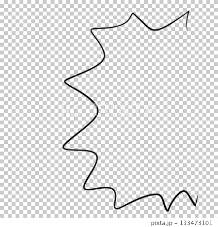 攻撃的な吹き出しイラスト 113473101
