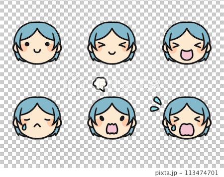 中間分開，各種表情設置 113474701