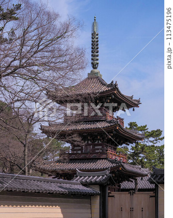 兵庫県 加古川市 鶴林寺 三重塔 113475196