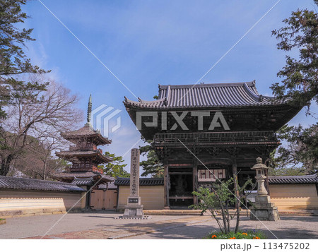 兵庫県 加古川市 鶴林寺 三重塔 113475202