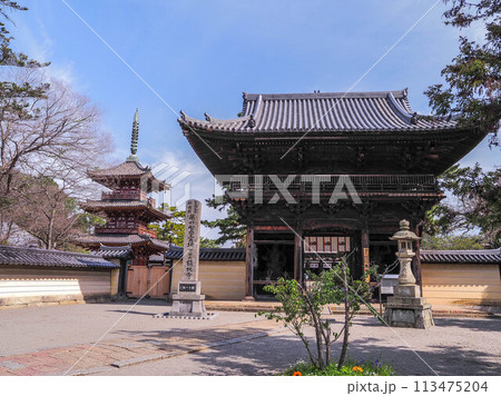 兵庫県 加古川市 鶴林寺 三重塔 113475204
