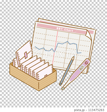 女性の健康：生理用品（ナプキン・基礎体温表・婦人体温計） 113475263