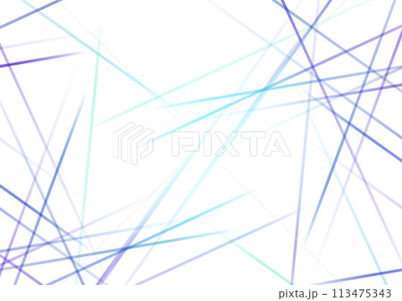 青系のランダムライン背景 113475343