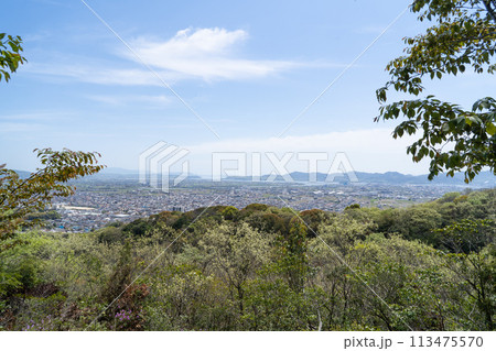 操山の展望所から見た景色(岡山県岡山市) 操山の展望所から見た景色(岡山県岡山市) 113475570