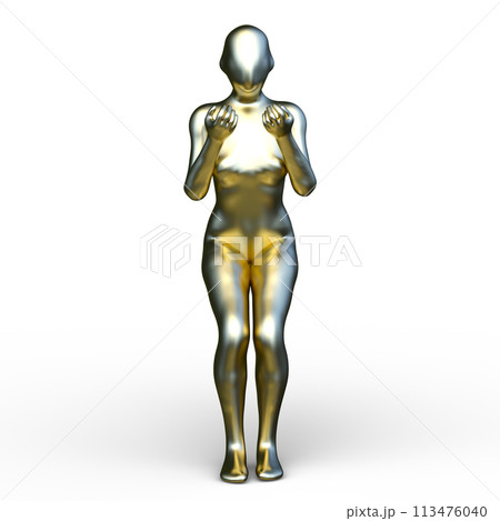 ポーズをとる女性 ポーズをとる女性 113476040