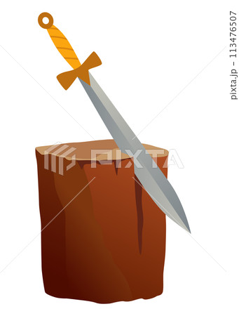 Vector cartoon medieval prison, torture object. Vector element isolated on white Vector cartoon medieval prison, torture object. Vector element isolated on white 113476507