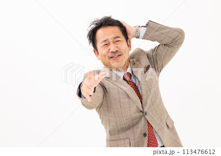 ビジネスマン 嘆く ビジネスマン 嘆く 113476612