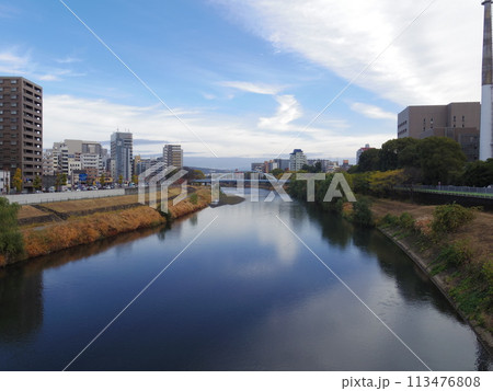 熊本県熊本市の街並み 113476808