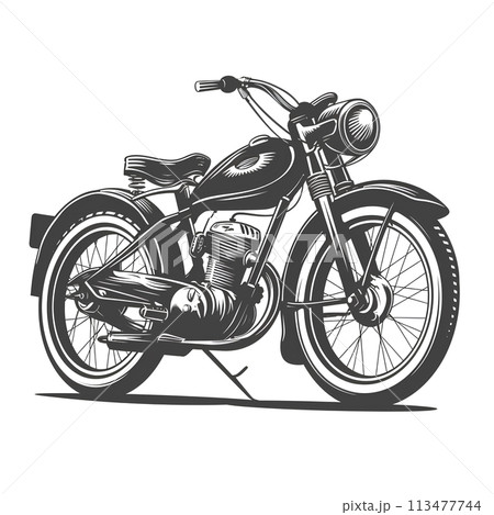 1940オートバイエンブレム 113477744