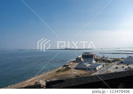 志賀海神社から海の中道方向を望む＜福岡県福岡市/2023年12月＞ 113478406