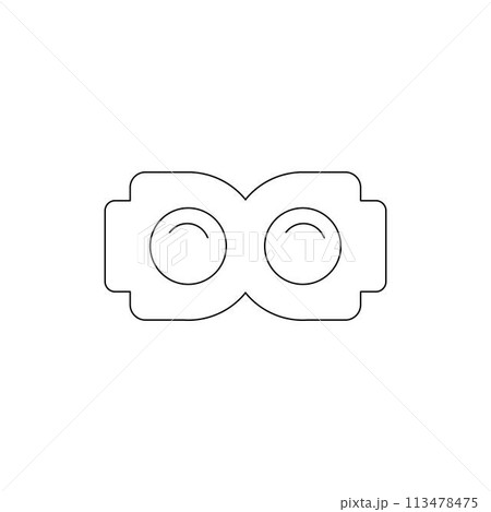 binocular logo binocular logo 113478475