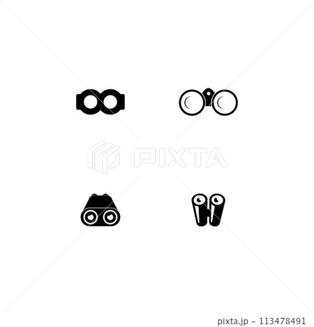 binocular logo binocular logo 113478491