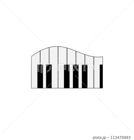 piano logo piano logo 113478983