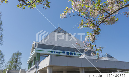 【千葉県・京成電鉄】京成千原線・学園前駅と春の桜 【千葉県・京成電鉄】京成千原線・学園前駅と春の桜 113480231