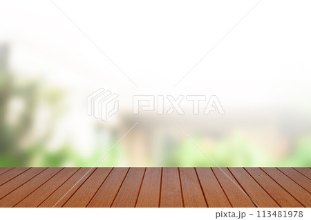 Timber batten, wood slat wall, decorate pattern texture. 113481978