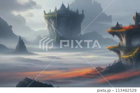 ホラー背景　⑮ 113482529