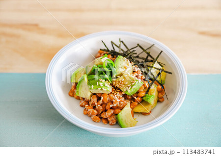 アボカド納豆 アボカド納豆 113483741