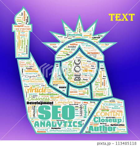 Word Cloud of the SEO (Search Engine Optimization) Word Cloud of the SEO (Search Engine Optimization) 113485118