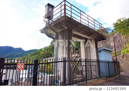 神水ダム　鬼石ダム　群馬県　藤岡市　利根川水系　神流川　神水湖 113485169