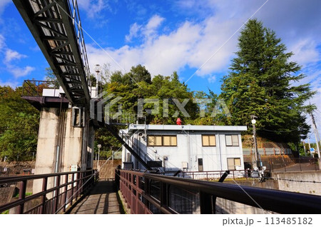 神水ダム　鬼石ダム　群馬県　藤岡市　利根川水系　神流川　神水湖 113485182
