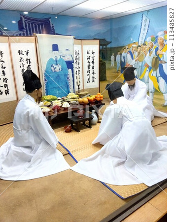 韓国・楽安邑城民俗村にて 113485827