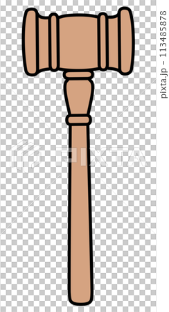 ガベルのイラスト 113485878