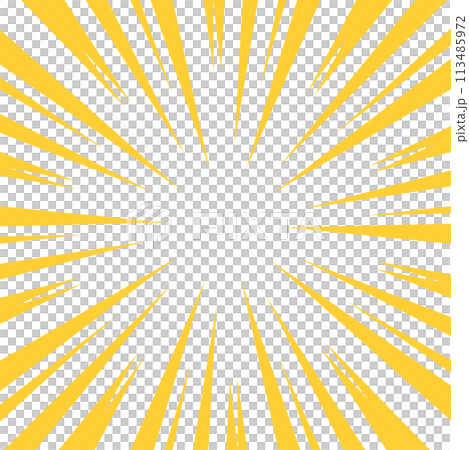 Square yellow concentrated line material 113485972