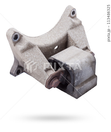 A car spare part for installing the engine - engine support. Spare parts catalog for advertising. 113486325