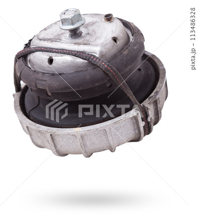 A car spare part for installing the engine - engine support. Spare parts catalog for advertising. A car spare part for installing the engine - engine support. Spare parts catalog for advertising. 113486328
