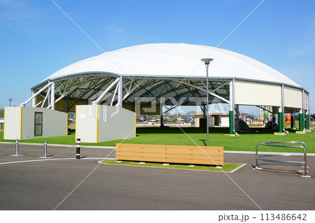 公園のドーム状屋根 公園のドーム状屋根 113486642