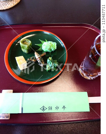 京都の料亭で頂いたタケノコ懐石 113487711