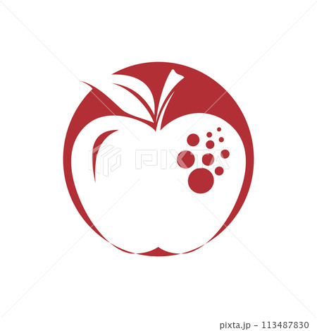Apple vector illustration design 113487830