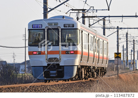 関西本線　弥富ー永和　JR東海　313系　B518編成（神領） 113487872