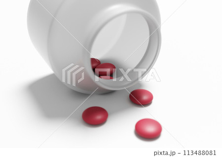 Remains of pills Remains of pills 113488081