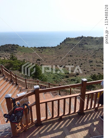 済州島の城山日出峰(ソンサンイルチュルボン) 済州島の城山日出峰(ソンサンイルチュルボン) 113488328