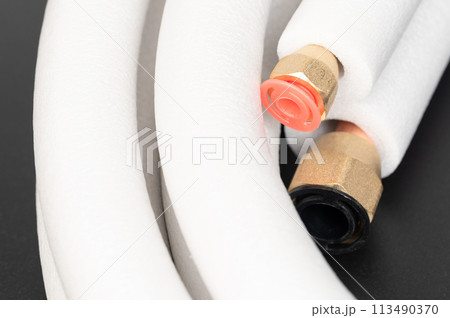 End pipes of air conditioner End pipes of air conditioner 113490370