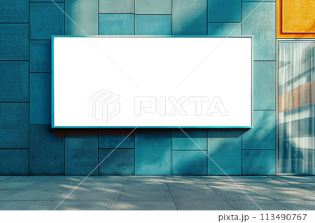 White billboard poster 113490767